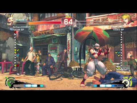 Air [Ibuki] vs Playerjun52 [Ken] SSF4 Japanese Online Ranked Matches - TRUE-HD