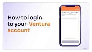 How to log in to your Ventura account | Ventura