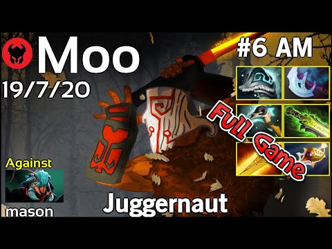 Moo [J.Storm] plays Juggernaut!!! Dota 2 Full Game 7.21