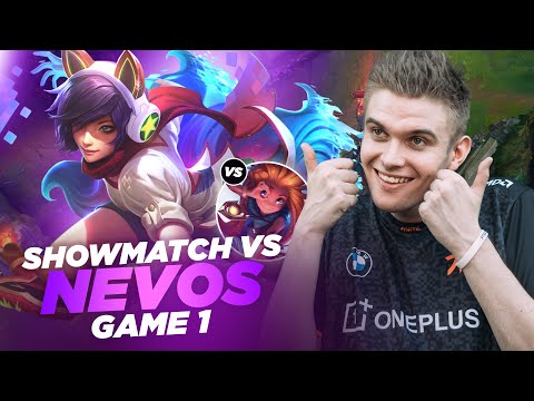 RHOBALAS : SHOWMATCH VS NEVOS - AHRI VS ZOE | LOL FR