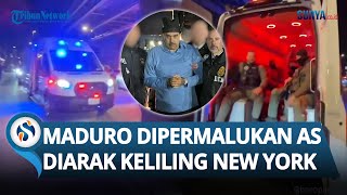 Dipermalukan AS! Presiden Maduro DIARAK Sepanjang Jalanan New York sebelum Disidang