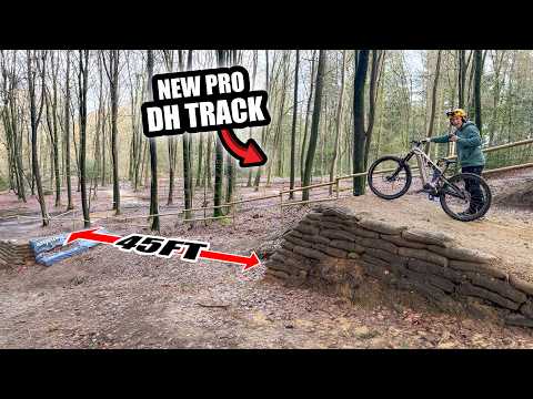 FIRST HITS ON A NEW PRO DH TRACK & THE JUMPS ARE BIG!!