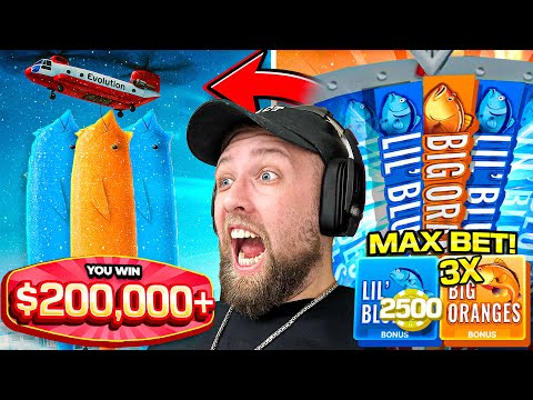 MY BIGGEST WIN ON THE ICE FISHING LIVE GAME SHOW! (INSANE)