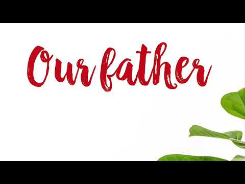 The Lord’s prayer: Easy way for kids to learn the Lords prayer.