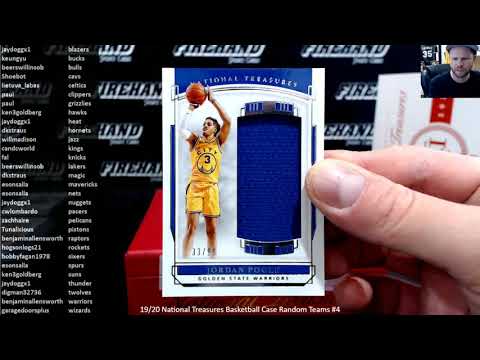19/20 National Treasures Basketball Case Random Teams #4 ~ 6/12/20