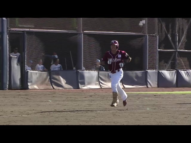 【ファーム】イーグルス・平良竜哉 高めにきた初球を振りぬいてレフトへのソロホームランを放つ!! 2025年7月31日 北海道日本ハムファイターズ 対 東北楽天ゴールデンイーグルス