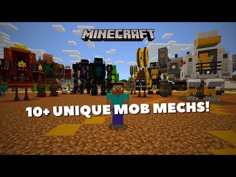 MECHANICAL MAYHEM! | Minecraft Mob Mechs Mod