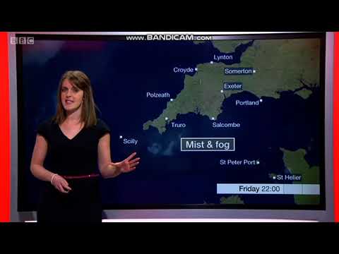 Alex Osbourne BBC South west news lunchtime weather 10/19/2018 - 60 FPS
