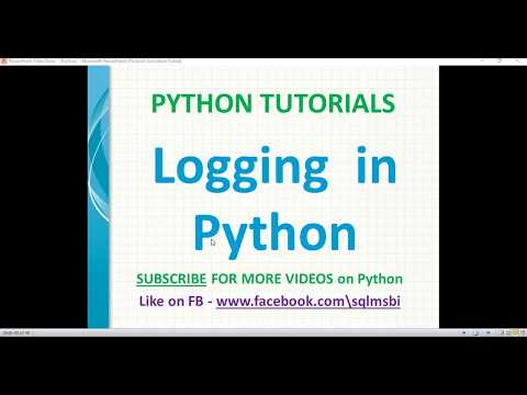 python tutorials | Logging in Python | python logging techniques