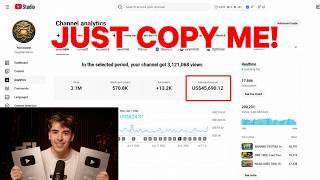 How I Made $45,690 With Faceless AI Videos (JUST COPY ME)