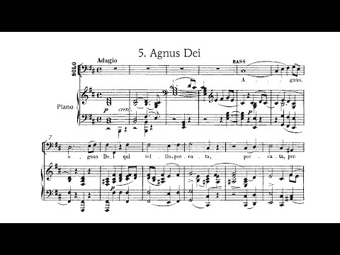 Missa Solemnis in D Major - Beethoven | 5. Agnus Dei (Score)