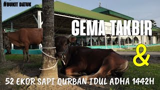 Download lagu Gema takbir dan 52 ekor sapi qurban | idul adha 1442H mp3