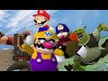 SM64 Bloopers BR Wario Waluigi S Troubles
