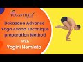 Bakasana Advance Yoga Asana Technique Preparation Method Yogini Hemlata