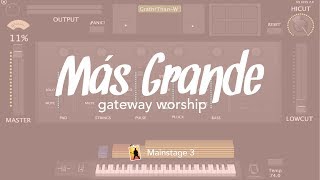 Más grande / Greater than -  Gateway Worship // MainStage 3 Patch