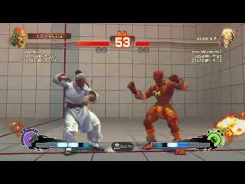 bagelobo (Dhalsim) vs. orochidemonv2 (Gen) | SSF4 AE 2012 PC