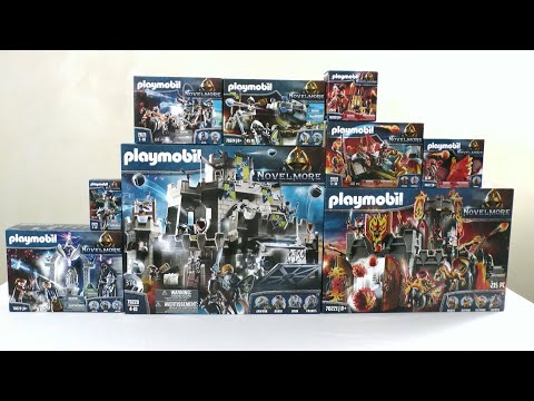 Playmobil unboxing : Novelmore, Knight's Castle (2019) - 70220, 70221, 70223... 70229