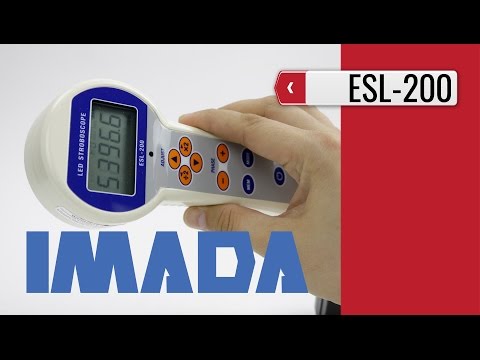 IMADA ESL-200 Portable LED stroboscope (product presentation)