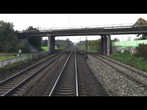 HD720cam - Führerstandsmitfahrt - Mannheim - Schwetzingen - Waghäusel