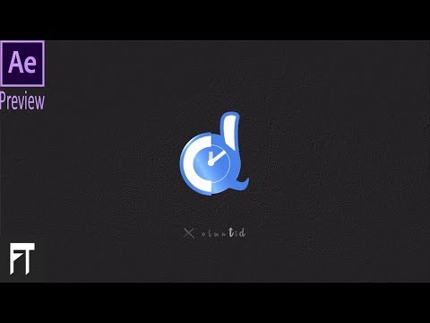 Shine Logo Animation in After Effects - After Effects Tutorial - Simple Logo Animation - Preview