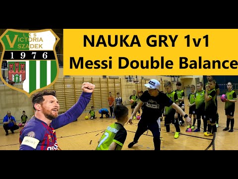 NAUKA DRYBLINGU W KLUBACH PIŁKARSKICH - odc 3 Victoria Szadek - Messi Double Balance Pokaz Freestyle