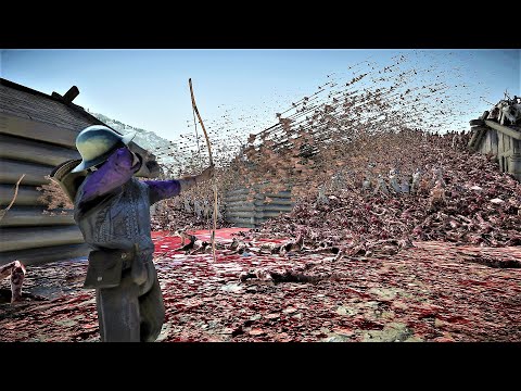 GOD ARCHERS & HEAVY KNIGHTS PROTECT WINTERFELL FROM 700,000 ZOMBIES | Epic Battle Simulator 2 UEBS2