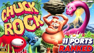 Which Version of Chuck Rock Did I Rank No. 1? (4K Remaster) #chuckrock #retrogames #retrogaming