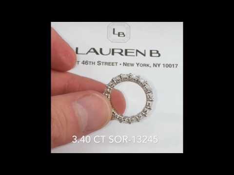 3.40 ct Diamond Wedding Eternity Band