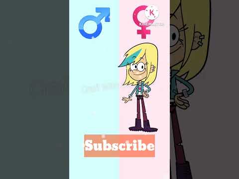 The Loud House✨Gender Swap (Part 2)💕#shortsfeed #genderswap  #theloudhouse #youtube