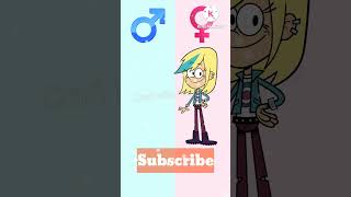 The Loud House✨Gender Swap (Part 2)💕#shortsfeed #genderswap  #theloudhouse #youtube