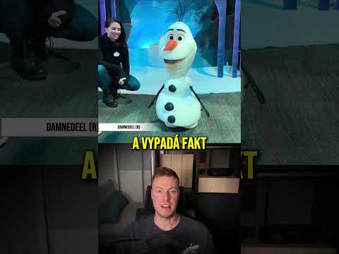Olaf OŽIVL a ŘÁDÍ v DISNEYLANDU😮