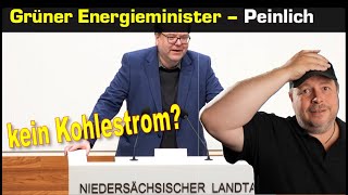 Grüner Energieminister Meyer - Fakenews im Landtag Niedersachsen
