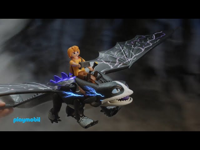 Vídeo relacionado con PLAYMOBIL DreamWorks Dragons 71080 Dragons, The Nine Realms Wu y Wei y Jun, Juguete de Dragones y Personajes de Dragones con función de Disparo, Juguete para niños a Partir de 4 años