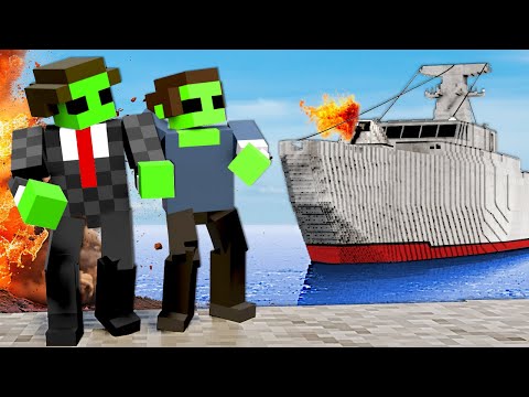 ZOMBIE SURVIVAL ON WARSHIP! (Teardown)