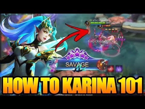 Troll Hypercarry Gets SAVAGE? | (Karina) | Mobile Legends | MobaZane