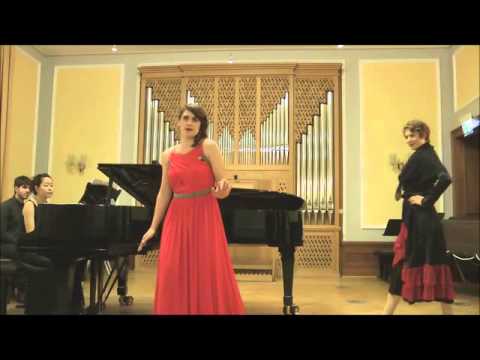 Fanny Lustaud singt die Arie der Carmen