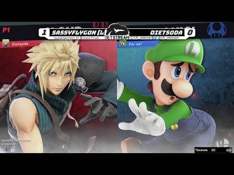Quarantainment 29 Grand Finals - Dietsoda (Cloud) Vs. SassyFlygon [L] (Luigi) Smash Ultimate - SSBU