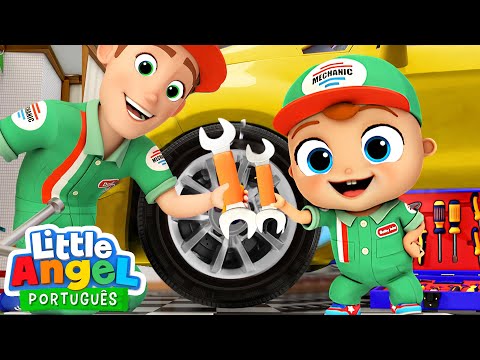 Joãozinho e o Papai Trabalham Juntinhos! | Canal do Joãozinho - Little Angel Português