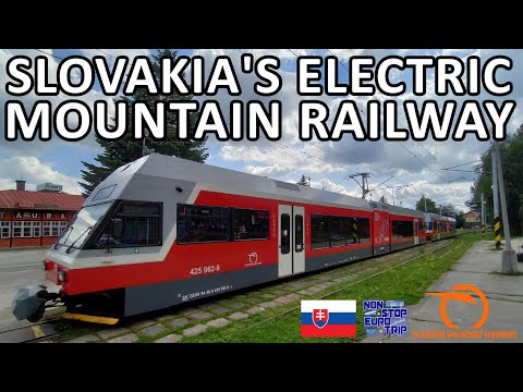 THE SCENIC HIGH TATRA ELECTRIC MOUNTAIN RAILWAY IN SLOVAKIA