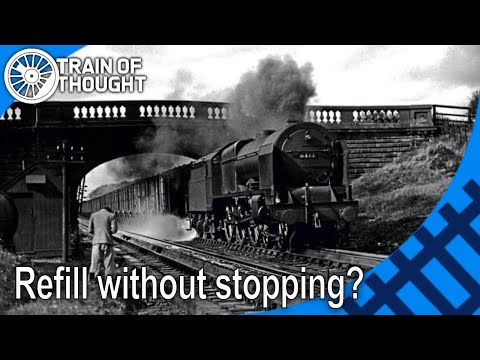 How steam locomotives could refill their water tanks without stopping - The Water Scoop