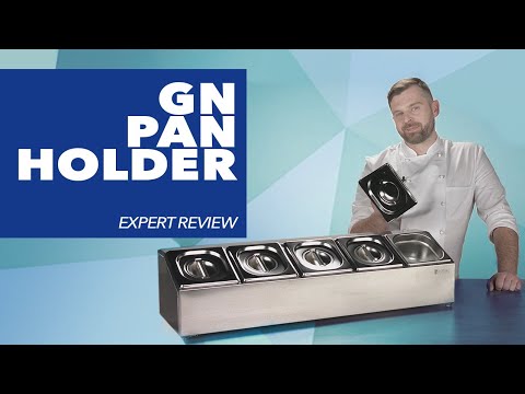 Video - Espositore GN in acciaio inox - inclusi 5 contenitori GN 1/6 con coperchio