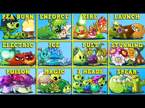 Random 12 Team Plants vs All Team Zombies - Who Will Win? - PvZ 2 Team Plant vs Team Plant