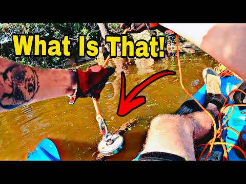 You Won't Believe What I Found Magnet Fishing From My KAYAK!! (This Is CRAZY!)