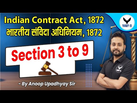 chapter 2: sec 3 to 9 of Indian Contract Act- Communication,Acceptance & Revocation of proposal