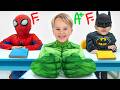 Chris And Mike Training In A Superhero School