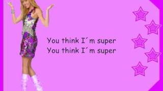 Supergirl-hannah montana with lyrics