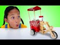 Andrea Eva Make Recycled Cardboard Truck And Soda Can Bike