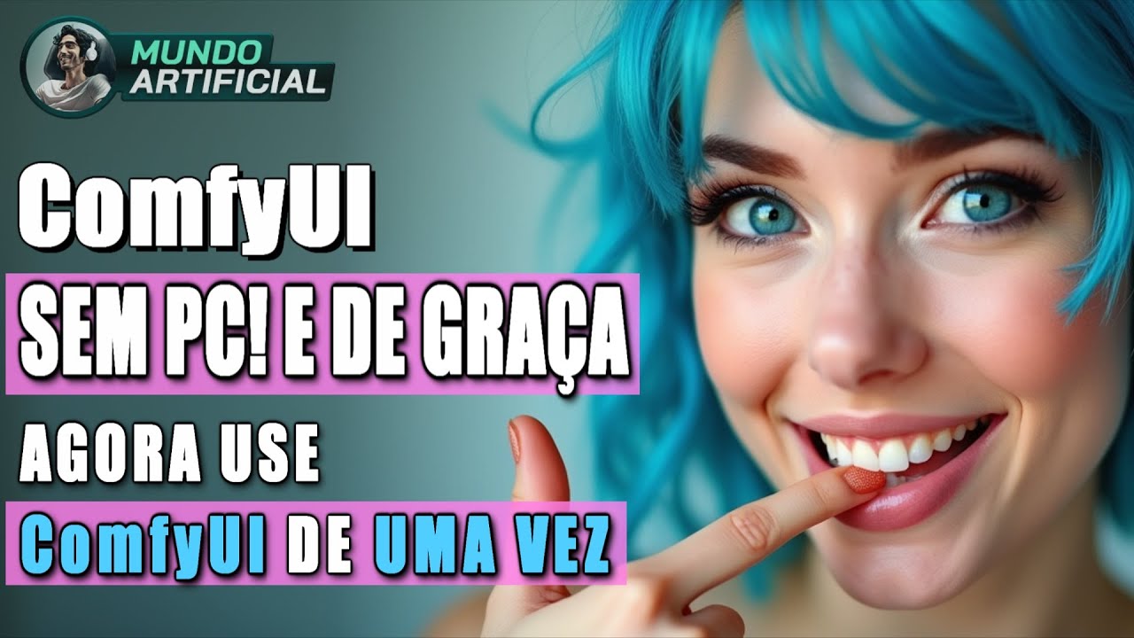 ComfyUI no Kaggle! 30 Horas Semanais de GRAÇA para usar ComfyUI! Como usar ComfyUI sem PC?
