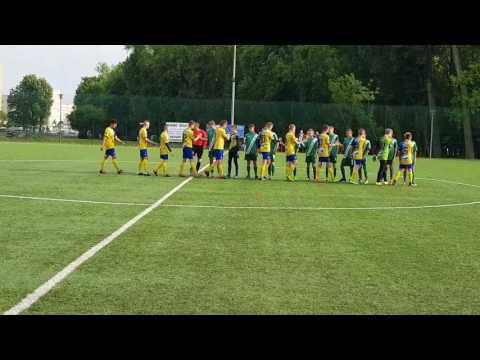 Trampkarze Cuiavii Inowrocław- MKP Noteć Inowrocław:przywitanie drużyn