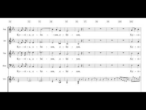 Schubert Messe Es Dur 01 Kyrie Einstudierung Bass